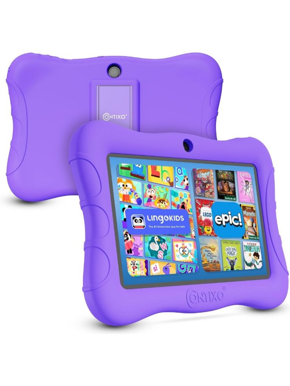 7" Kids Tablet - Purple, 32GB Android, 14+ Learning Games, WiFi, Parental